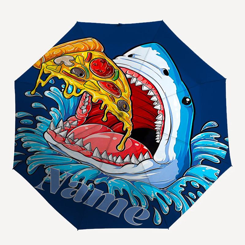 1pc Shark Pizza custom umbrella Automatic Open/Close, 8-Rib Durable Frame Customizable Name/Text, Portable & Stylish for , 1039L
1pc Shark Pizza custom umbrella Automatic Open/Close, 8-Rib Durable Frame Customizable Name/Text, Portable & Stylish for , 1039L