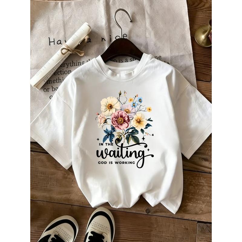 Womens Floral Bouquet Waiting Print Tee Black White Grey Soft Stretchy Fabric Round Neck Short Sleeve Comfortable Fit All Season S белый
Womens Floral Bouquet Waiting Print Tee Black White Grey Soft Stretchy Fabric Round Neck Short Sleeve Comfortable Fit All Season S белый