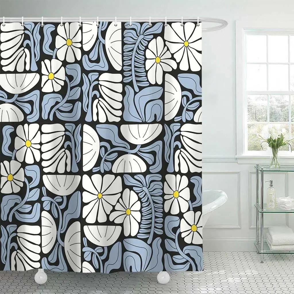 Retro Flower Plant Geometric Aesthetic Shower Curtain Bathroom Decoration Abstract Colorful Flower Shower Curtain 180X180Cm 90X180CM
Retro Flower Plant Geometric Aesthetic Shower Curtain Bathroom Decoration Abstract Colorful Flower Shower Curtain 180X180Cm 90X180CM