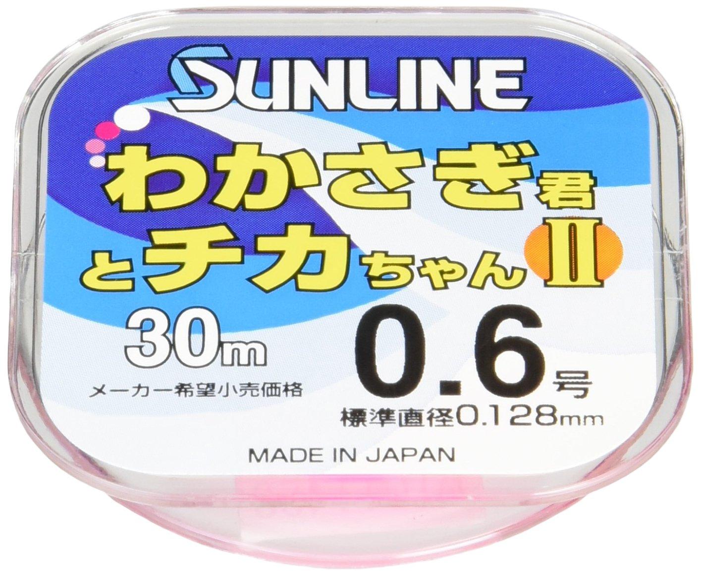 SUNLINE Nylon Fishing Line, Wakasagi-kun and Chika-chan II, 30m, 0.6, Pink
SUNLINE Nylon Fishing Line, Wakasagi-kun and Chika-chan II, 30m, 0.6, Pink