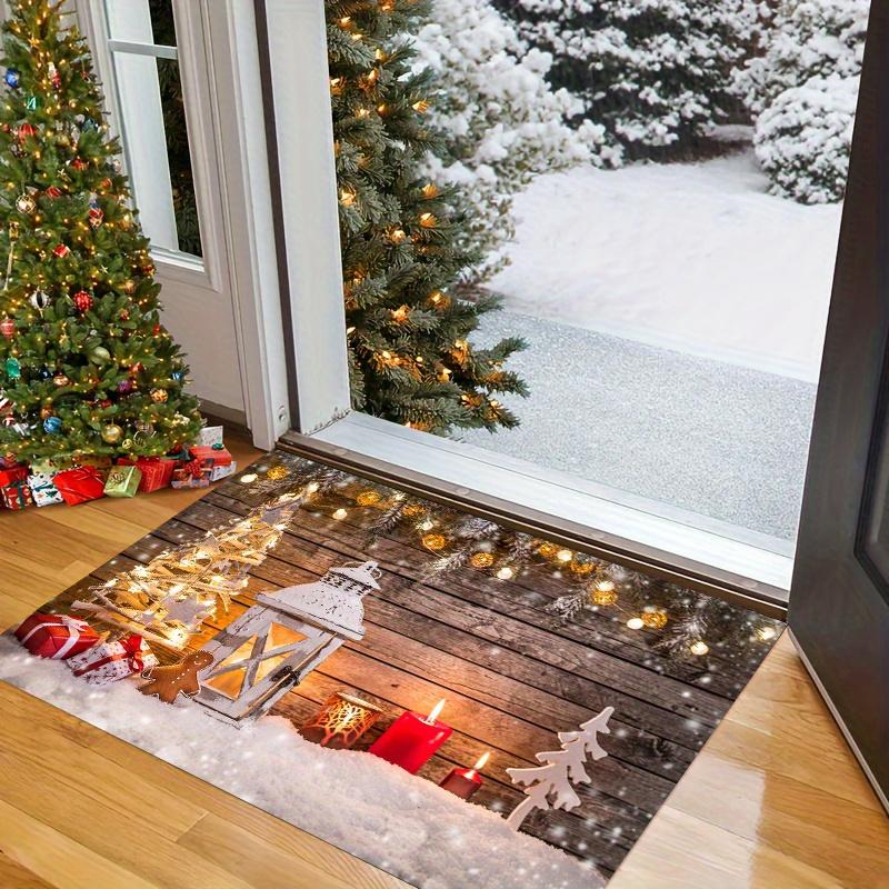 Christmas Snowy Night Scene Kitchen Mat, Polyester Floor Rug, Festive Holiday Decor for Kitchen Entrance Living Room 40x60cm
Christmas Snowy Night Scene Kitchen Mat, Polyester Floor Rug, Festive Holiday Decor for Kitchen Entrance Living Room 40x60cm