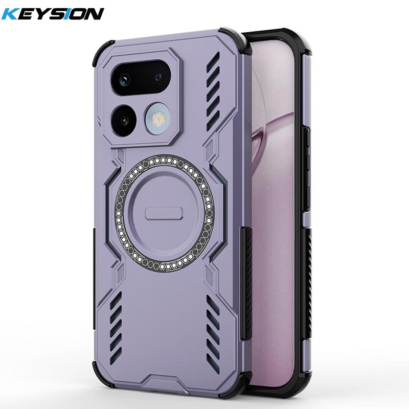 KEYSION Hollow Heat Dissipation Case for Realme 16 Pro + 5G TPU+PC Magnetic Cooling Shockproof Phone Back Cover for Realme 16 5G for Realme 16 Pro+ 5G фіолетовий
KEYSION Hollow Heat Dissipation Case for Realme 16 Pro + 5G TPU+PC Magnetic Cooling Shockproof Phone Back Cover for Realme 16 5G for Realme 16 Pro+ 5G фіолетовий