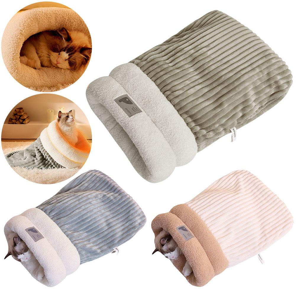 Cat Sleeping Bag Warm Cat Cave Bed Soft Plush Cat Sack for Indoor Puppy and Kitten 5-8kg
Cat Sleeping Bag Warm Cat Cave Bed Soft Plush Cat Sack for Indoor Puppy and Kitten 5-8kg