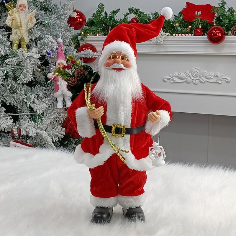 New Santa Claus Plush Toy Christmas Decoration Standing Elder Children s Gift Ornament 12inch (17*10* 30cm ) червоний
New Santa Claus Plush Toy Christmas Decoration Standing Elder Children s Gift Ornament 12inch (17*10* 30cm ) червоний