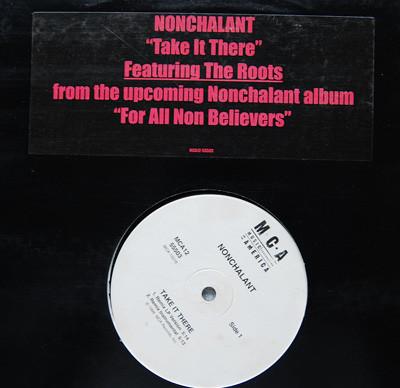 12inch Record NONCHALANT - Take It There MCA1255503 MCA Records 1998 US Rap & Hip-Hop/R&B Used
12inch Record NONCHALANT - Take It There MCA1255503 MCA Records 1998 US Rap & Hip-Hop/R&B Used