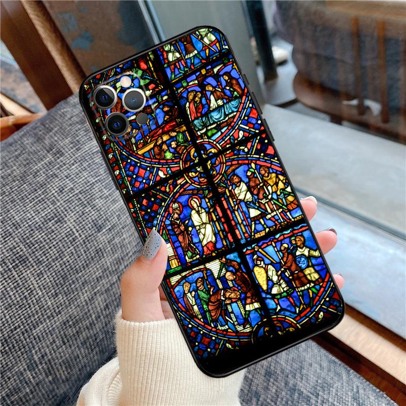 church gothic Sainte-Chapelle Stained glass Phone Case For iPhone 17 Pro Max 17Pro 17 Air Silicone Cover Capa iPhone 17Pro MAX
church gothic Sainte-Chapelle Stained glass Phone Case For iPhone 17 Pro Max 17Pro 17 Air Silicone Cover Capa iPhone 17Pro MAX
