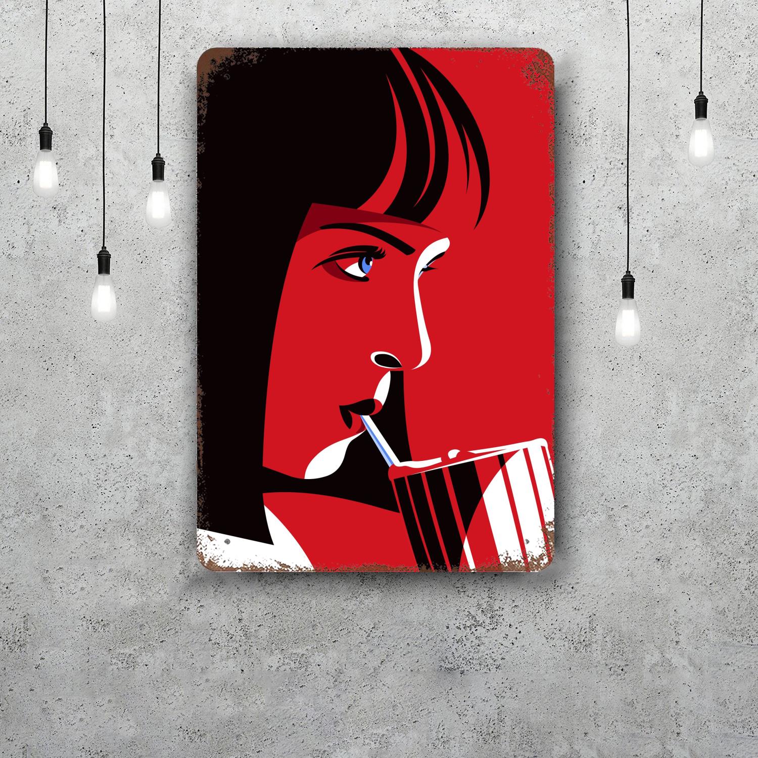 mia wallace Decor Poster Vintage Tin Sign Metal Sign Decorative Plaque for Pub Bar Man Cave Club Wall Decoration 20x30cm(7.8x11.8inch)
mia wallace Decor Poster Vintage Tin Sign Metal Sign Decorative Plaque for Pub Bar Man Cave Club Wall Decoration 20x30cm(7.8x11.8inch)