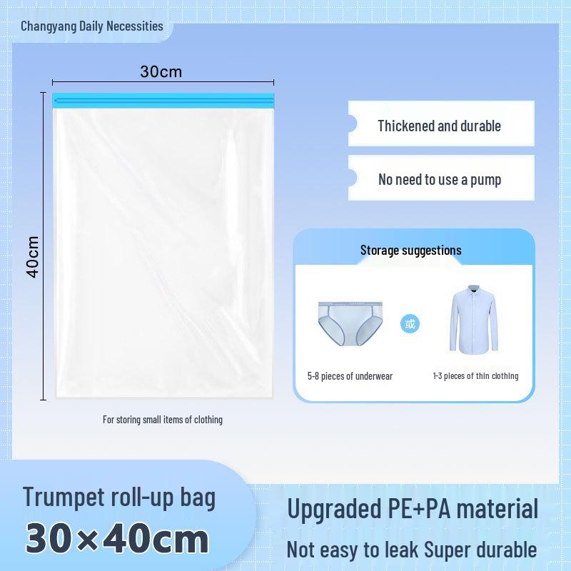 Vacuum Compression Bag with Pump for Clothes and Quilts
Vacuum Compression Bag with Pump for Clothes and Quilts
