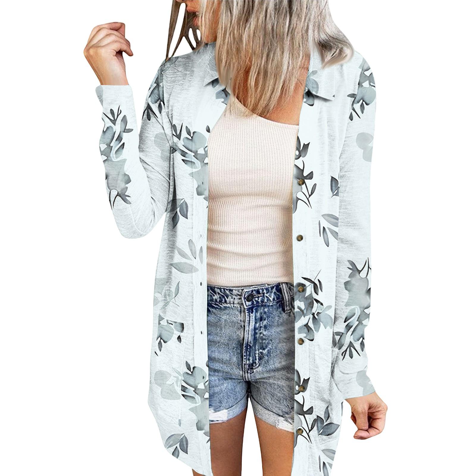 Women s Casual Fashion Printed Long-sleeved Mid-length Cardigan Jacket XL
Women s Casual Fashion Printed Long-sleeved Mid-length Cardigan Jacket XL