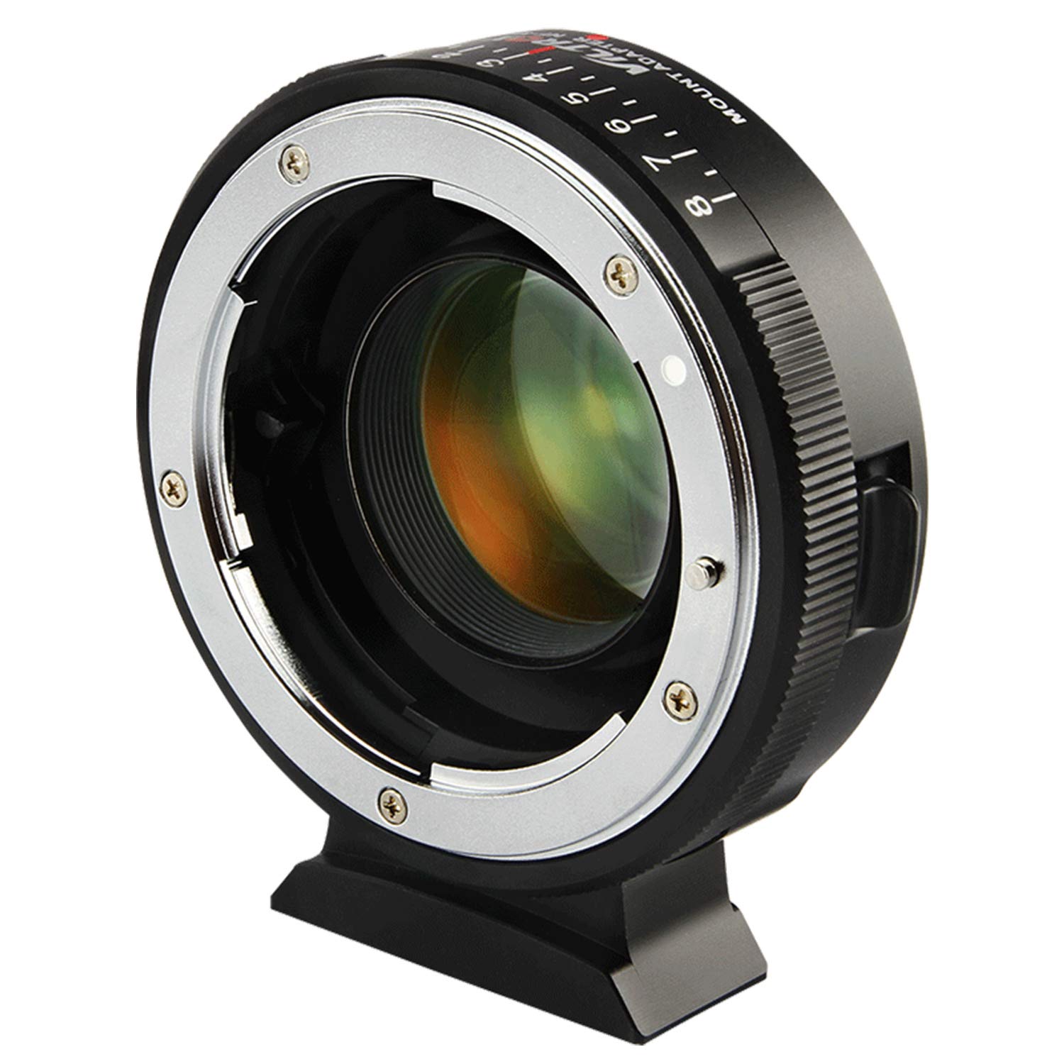 VILTROX Mount Adapter Speed Booster Manual Focus Nikon Lens to Mount Conversion Applicable to Panasonic and Olympus M43 Mount Cameras NF-M43X 0.71x
VILTROX Mount Adapter Speed Booster Manual Focus Nikon Lens to Mount Conversion Applicable to Panasonic and Olympus M43 Mount Cameras NF-M43X 0.71x