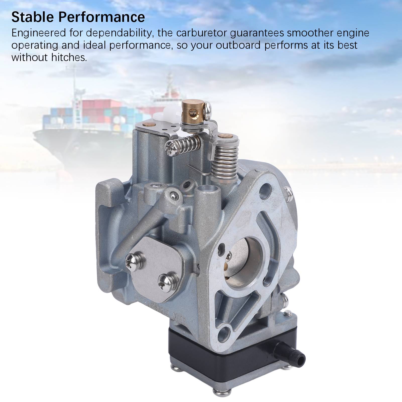 Outboard Carburetor Aluminum Boat Engine Carburetor Carb Assembly for 2 Stroke 4HP 5HP Motor 3303 812647T1 3303 812648T 369032000 369032001
Outboard Carburetor Aluminum Boat Engine Carburetor Carb Assembly for 2 Stroke 4HP 5HP Motor 3303 812647T1 3303 812648T 369032000 369032001