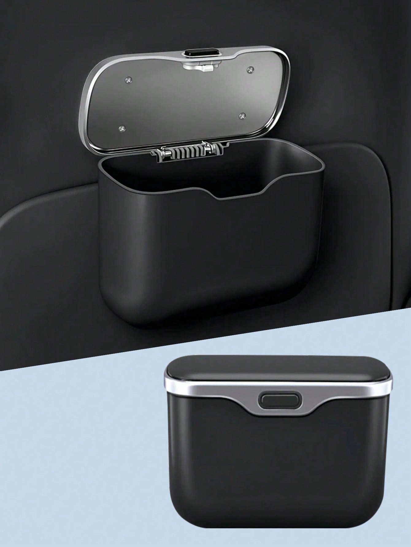 Multi-Functional Car Trash Bin – ABS Material, Serving as a Car Trash Can, Storage Box and Storage Bag чорний
Multi-Functional Car Trash Bin – ABS Material, Serving as a Car Trash Can, Storage Box and Storage Bag чорний