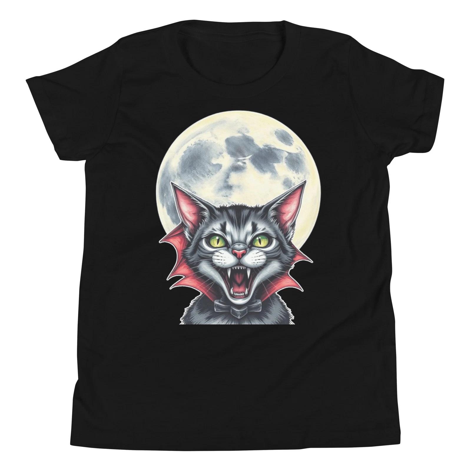 Vampire Cat Funny Halloween Full Moon Costume Boys Girls Kids Youth T-Shirt 110
Vampire Cat Funny Halloween Full Moon Costume Boys Girls Kids Youth T-Shirt 110