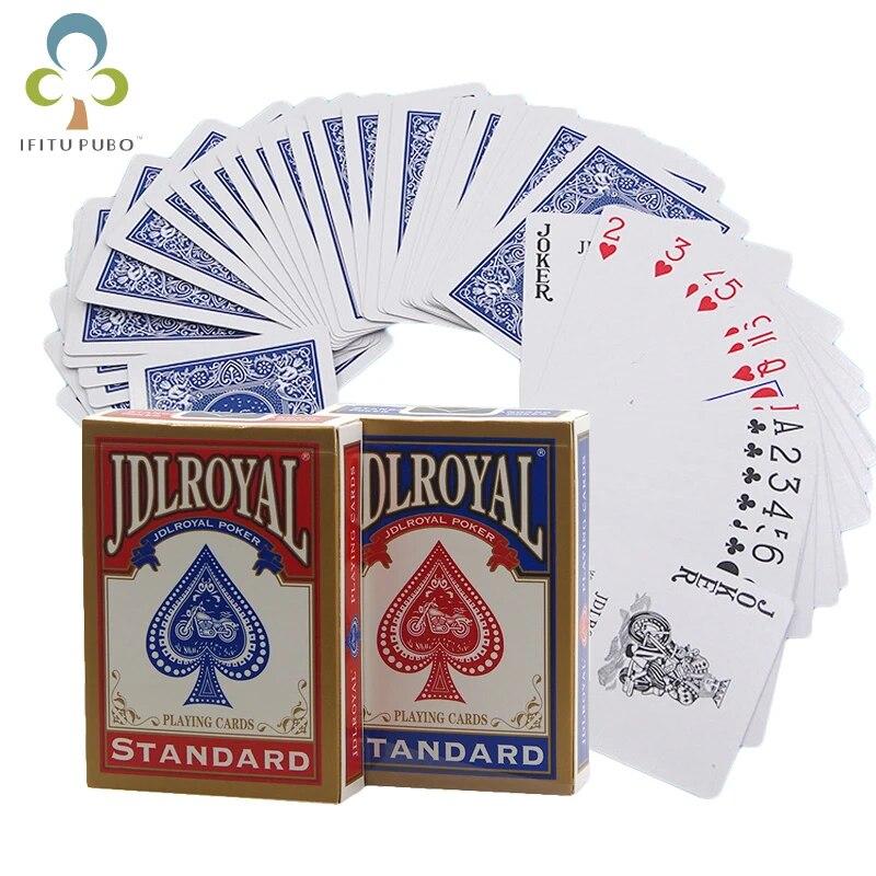 Новейшие игральные карты Jdlroyal Poker, красные/синие, обычные игральные карты, стандартные запечатанные колоды, магические трюки, игральные карты для покера, магические трюки GYH
Новейшие игральные карты Jdlroyal Poker, красные/синие, обычные игральные карты, стандартные запечатанные колоды, магические трюки, игральные карты для покера, магические трюки GYH