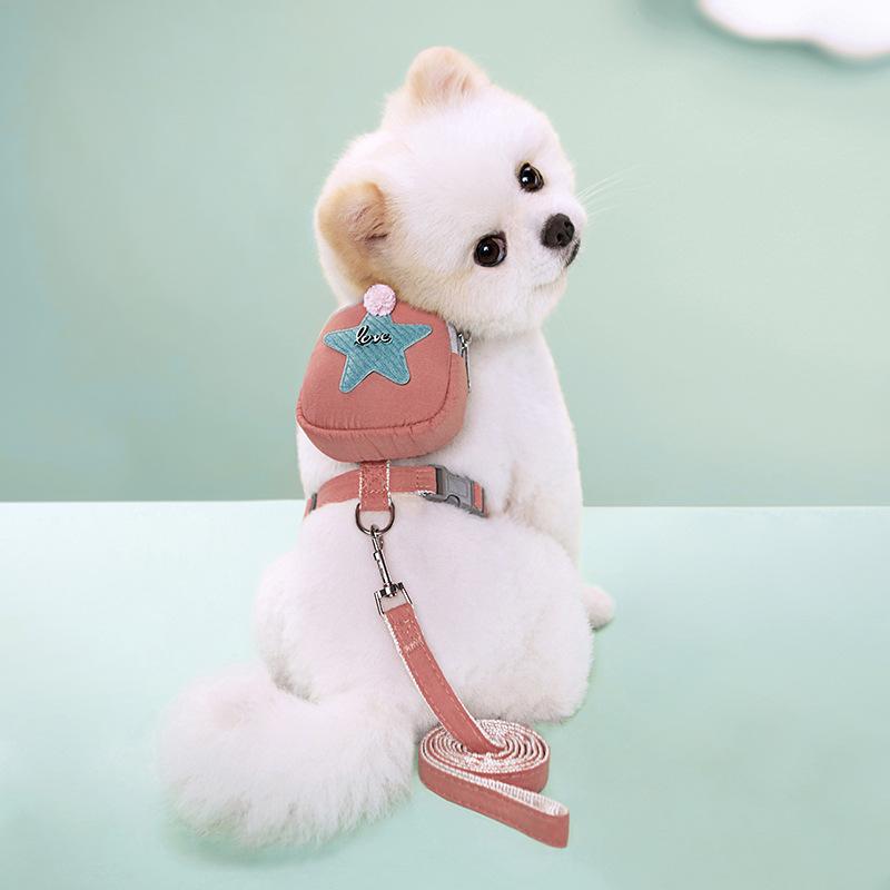Pet Dog Cartoon Backpack Harness with Leash Puppy Dog Cute Back Pack Saddle Bags with Lead Leash for Outdoor Training Walking For Chest 25-35cm серый
Pet Dog Cartoon Backpack Harness with Leash Puppy Dog Cute Back Pack Saddle Bags with Lead Leash for Outdoor Training Walking For Chest 25-35cm серый