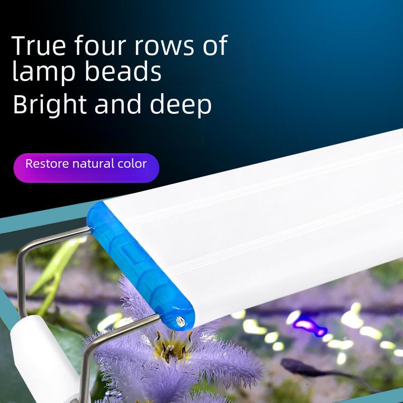 Energy-Saving LED Aquarium Light Stand for Fish and Aquatic Plants, Splash-Proof Design Round Plug (EU/China Standard)
Energy-Saving LED Aquarium Light Stand for Fish and Aquatic Plants, Splash-Proof Design Round Plug (EU/China Standard)