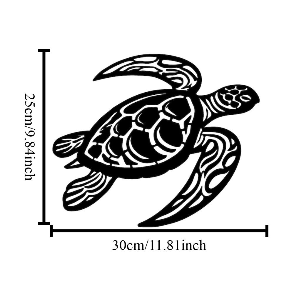 Modern Turtle Metal Wall Art, Ocean Animal Decor, Nautical Coastal Hanging Sign, Sea Wildlife Silhouette, Home Outdoor Metal Sculpture 12in чёрный
Modern Turtle Metal Wall Art, Ocean Animal Decor, Nautical Coastal Hanging Sign, Sea Wildlife Silhouette, Home Outdoor Metal Sculpture 12in чёрный