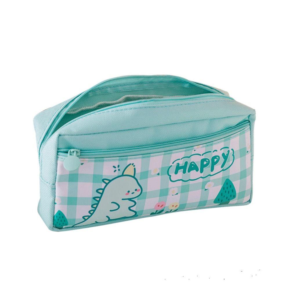 Large Capacity Cartoon Plaid Pencil Bag Desktop Storage Pencil Storage Bag Student C
Large Capacity Cartoon Plaid Pencil Bag Desktop Storage Pencil Storage Bag Student C