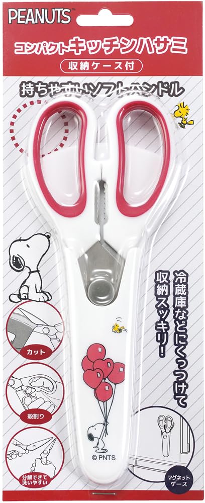 Tamahashi Kitchen Magnetic Storage Soft Snoopy Scissors, 19.5cm, Disassembleable, Case, Easy-to-Hold Handle, SN-139 белый
Tamahashi Kitchen Magnetic Storage Soft Snoopy Scissors, 19.5cm, Disassembleable, Case, Easy-to-Hold Handle, SN-139 белый