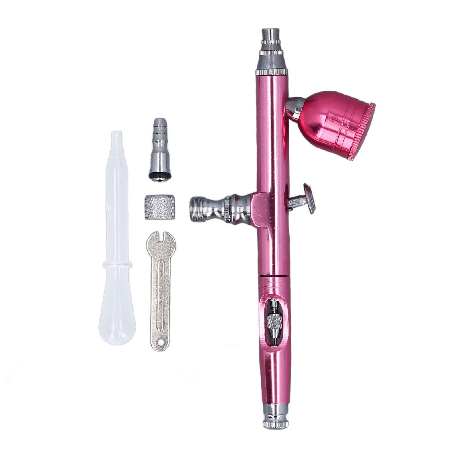 Airbrush Gun Pink 0.3mm Diameter Nozzles Portable Air Brush Painting Gun for Nail Art
Airbrush Gun Pink 0.3mm Diameter Nozzles Portable Air Brush Painting Gun for Nail Art