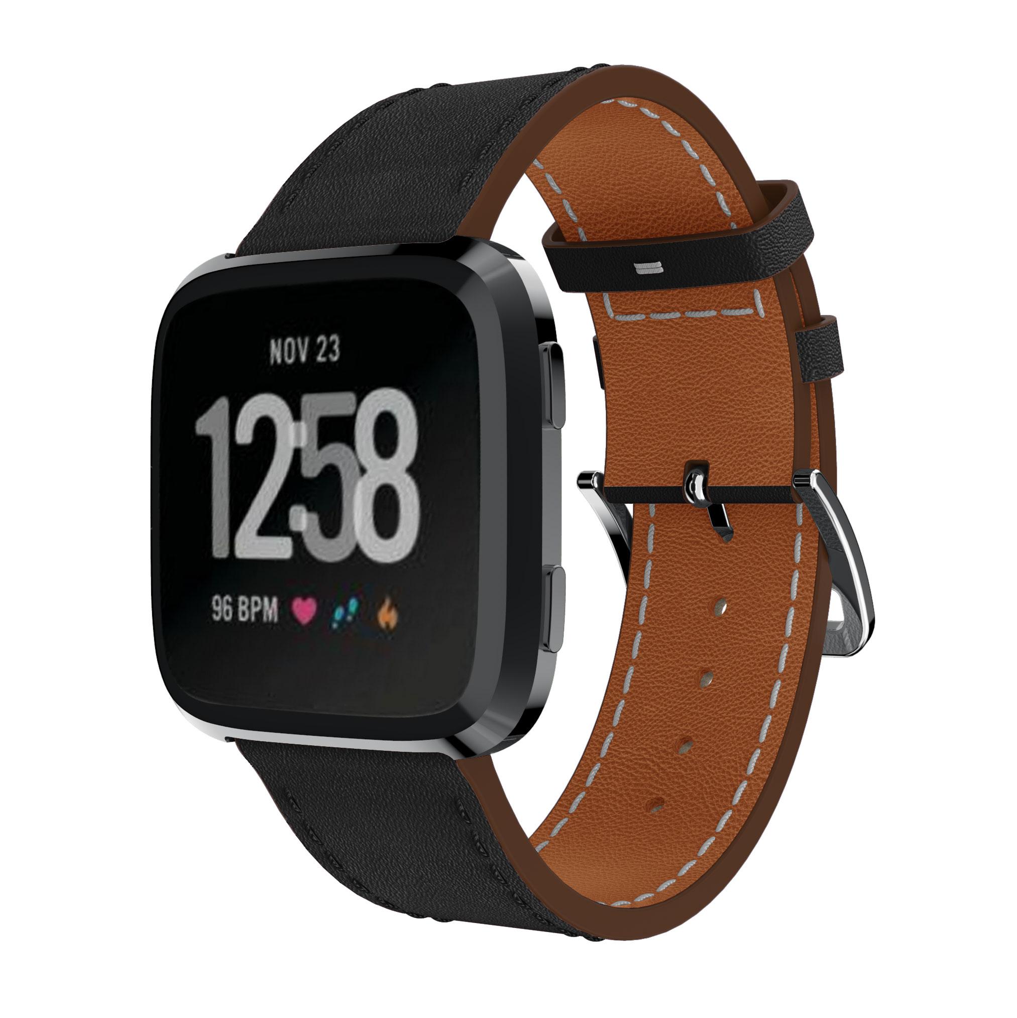 23mm Genuine Leather Wrist Strap for Fitbit Versa,Adjustable Replacement Watch Band Brown
23mm Genuine Leather Wrist Strap for Fitbit Versa,Adjustable Replacement Watch Band Brown
