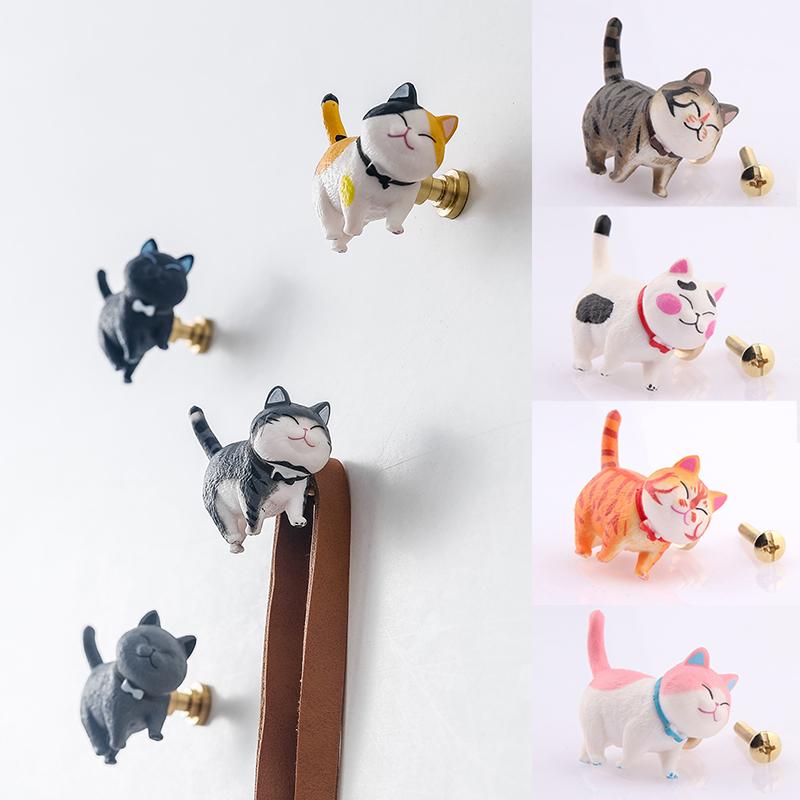 PVC+Brass Single Hole Furniture Handle Cute Cat Rotatable Drawer Wardrobe Cabinet Pull Handle,25mm Screw Black Cat
PVC+Brass Single Hole Furniture Handle Cute Cat Rotatable Drawer Wardrobe Cabinet Pull Handle,25mm Screw Black Cat