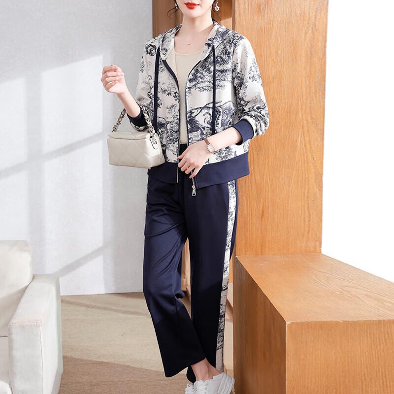 XUEXI Женский осенний повседневный спортивный костюм с капюшоном XL
XUEXI Женский осенний повседневный спортивный костюм с капюшоном XL