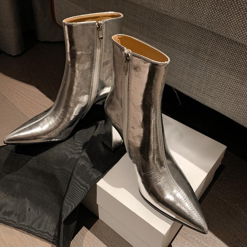 2026 New Women s Fashion Chunky Single Boots Fall New Pointy Bright Side Zipper Comfortable High Heel Ankle Boots 35 серебряный
2026 New Women s Fashion Chunky Single Boots Fall New Pointy Bright Side Zipper Comfortable High Heel Ankle Boots 35 серебряный