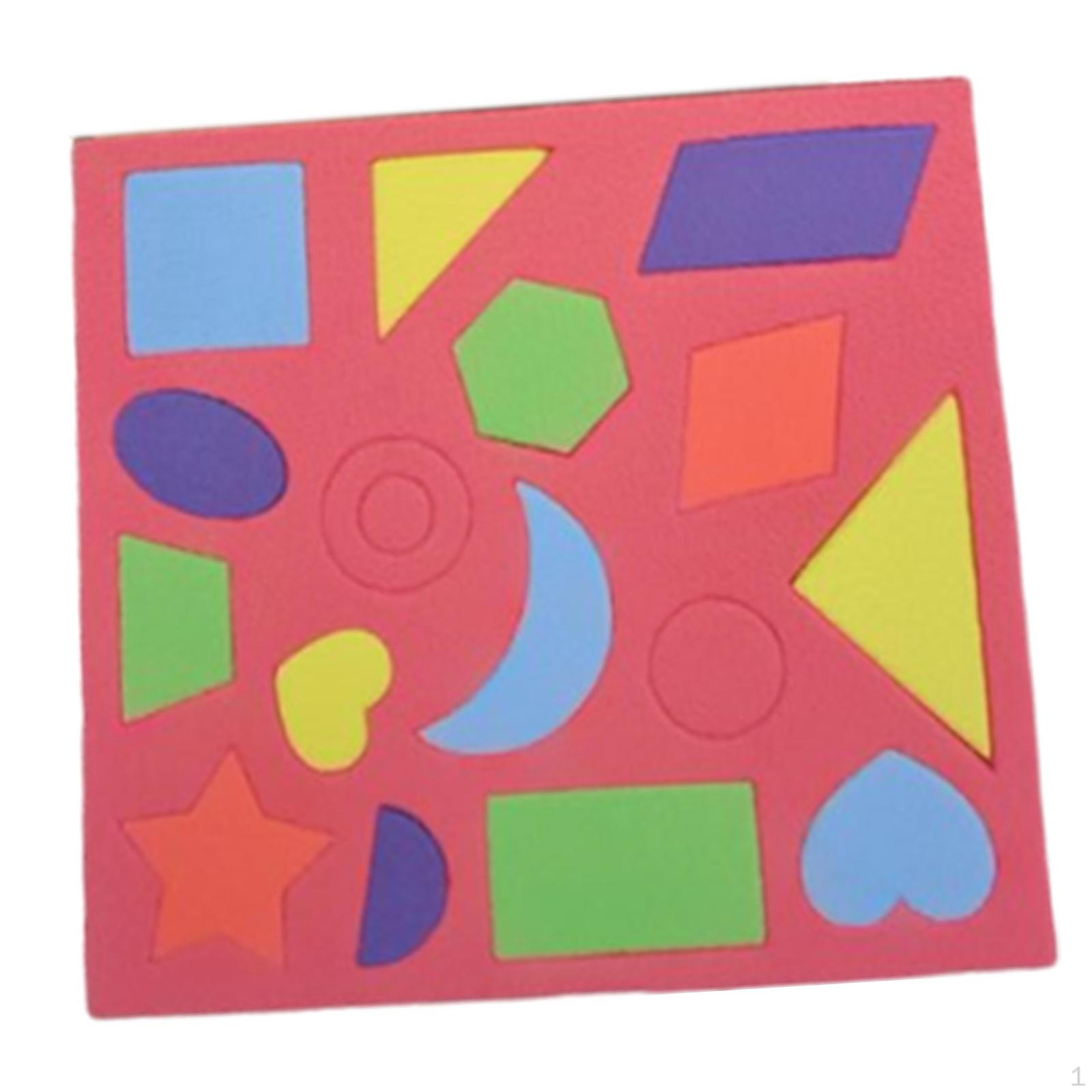 Geometric Puzzle Shape Tile EVA Foam Hand Eye Coordination Early Education Toy for Play Area
Geometric Puzzle Shape Tile EVA Foam Hand Eye Coordination Early Education Toy for Play Area