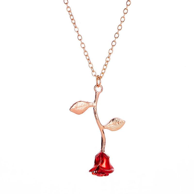 3D Rose Flower Necklace Custom Charm Necklace Ultimate Rose Flower Beauty and Beast Boho Zircon Women s Valentine s Day Gift
3D Rose Flower Necklace Custom Charm Necklace Ultimate Rose Flower Beauty and Beast Boho Zircon Women s Valentine s Day Gift
