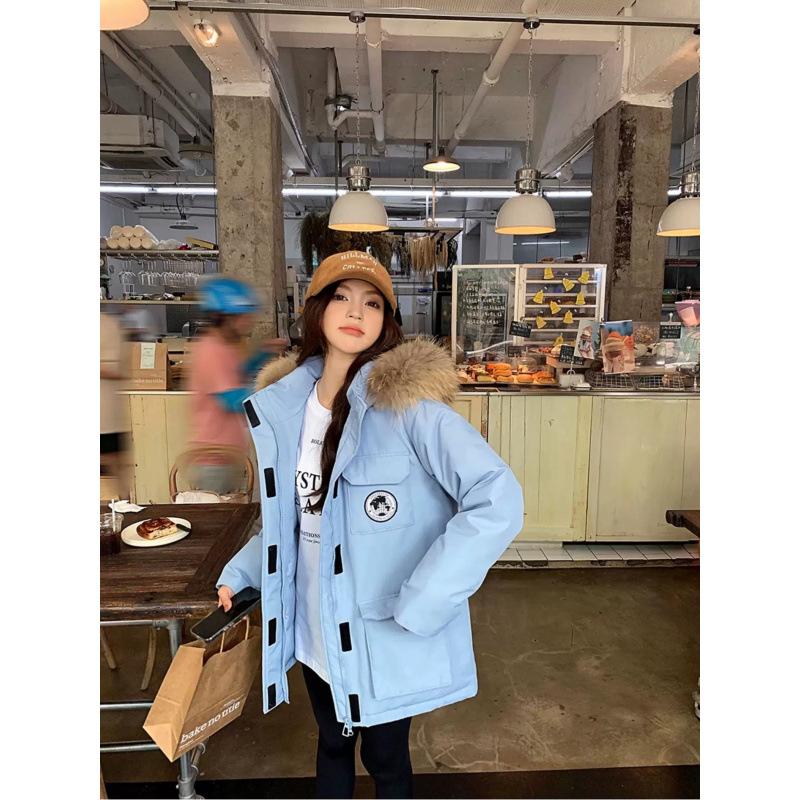 Blue tooling down jacket women s 2024 winter couple s white duck down big fur collar pie overcome S (80-60 kg) синій
Blue tooling down jacket women s 2024 winter couple s white duck down big fur collar pie overcome S (80-60 kg) синій