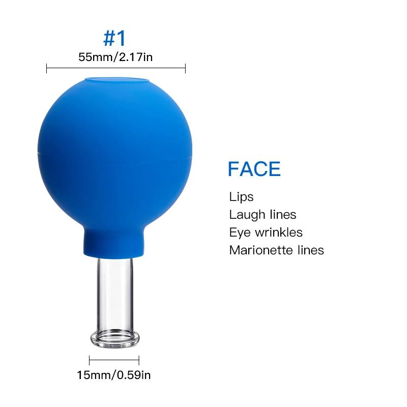 Rubber Massage Body Cups Anti Cellulite Suction Glass Cup for Face Facial Skin Lifting Tool Vacuum Cupping Massage Beauty Health
Rubber Massage Body Cups Anti Cellulite Suction Glass Cup for Face Facial Skin Lifting Tool Vacuum Cupping Massage Beauty Health