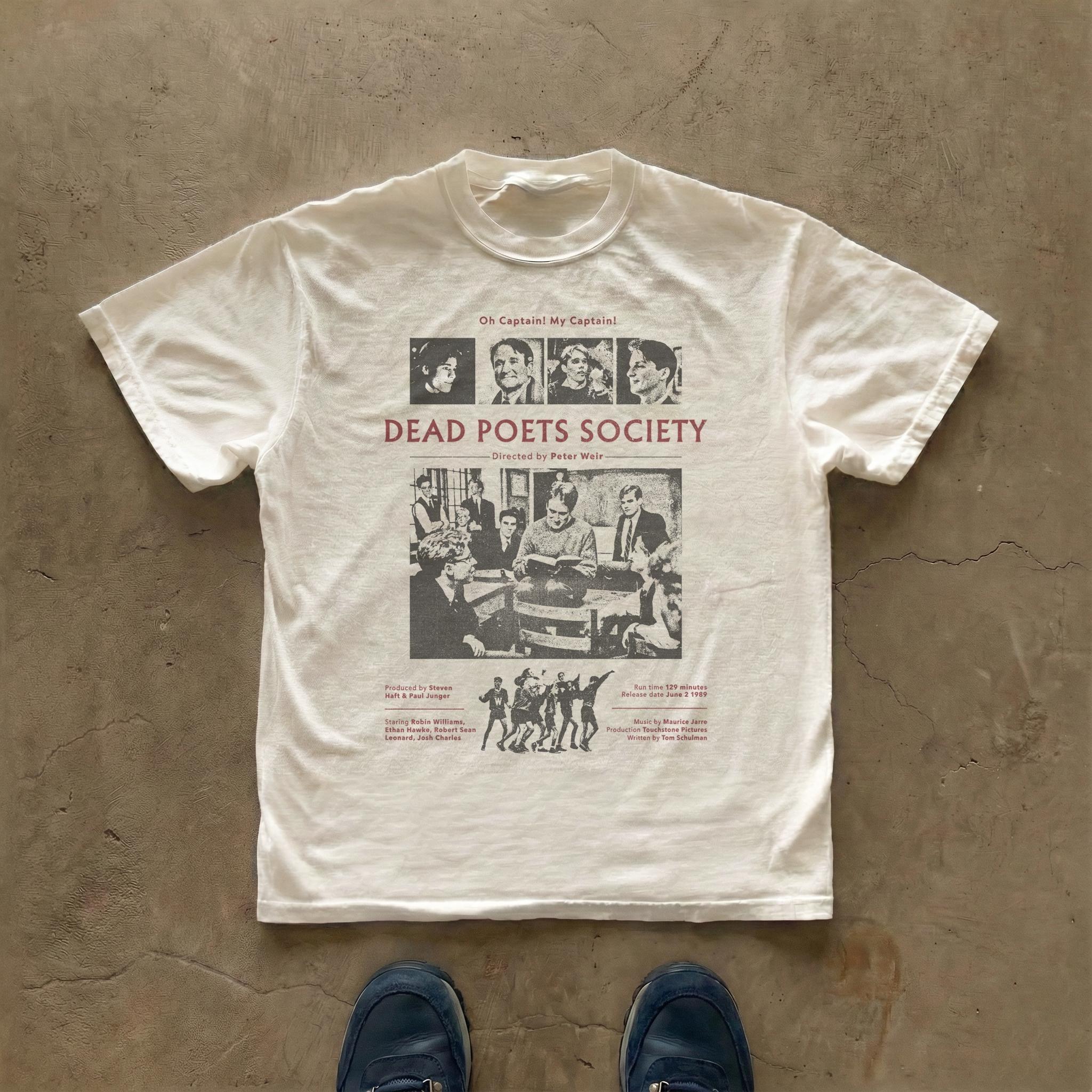 Summer Men s Pure Cotton Vintage Dead Poets Society T-shirt Casual Stylish Loose and Breathable Suitable for Everyday Wear S разноцветный
Summer Men s Pure Cotton Vintage Dead Poets Society T-shirt Casual Stylish Loose and Breathable Suitable for Everyday Wear S разноцветный