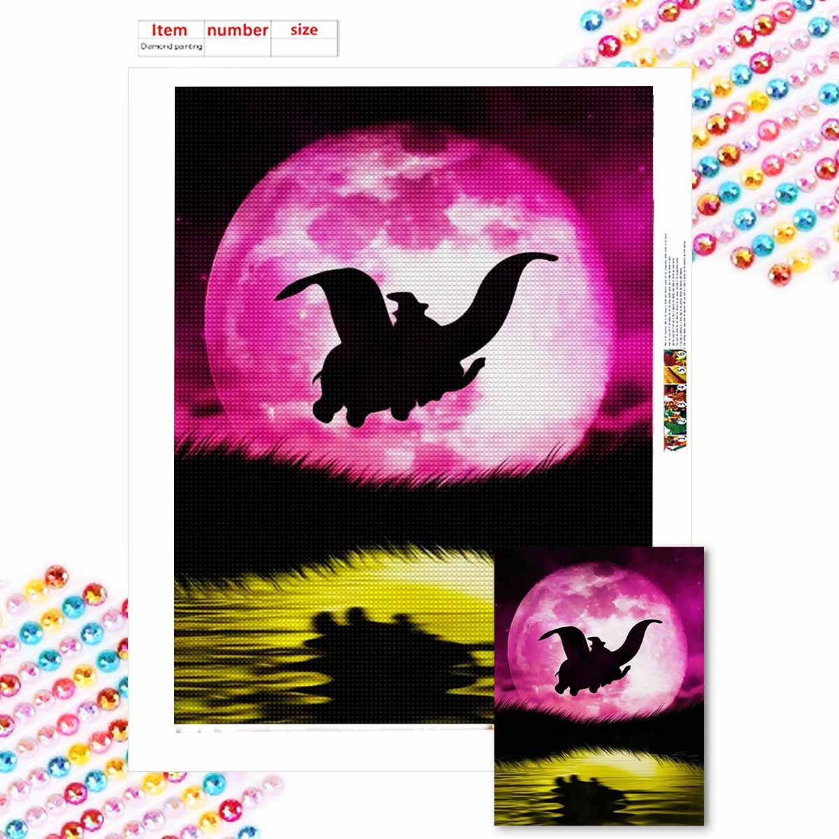 Полная круглая алмазная живопись Милый маленький летающий слоник Искусство Стразы Картина Мозаика Сделай сам 5D Вышивка крестом Домашнее украшение Round 20x30cm
Полная круглая алмазная живопись Милый маленький летающий слоник Искусство Стразы Картина Мозаика Сделай сам 5D Вышивка крестом Домашнее украшение Round 20x30cm