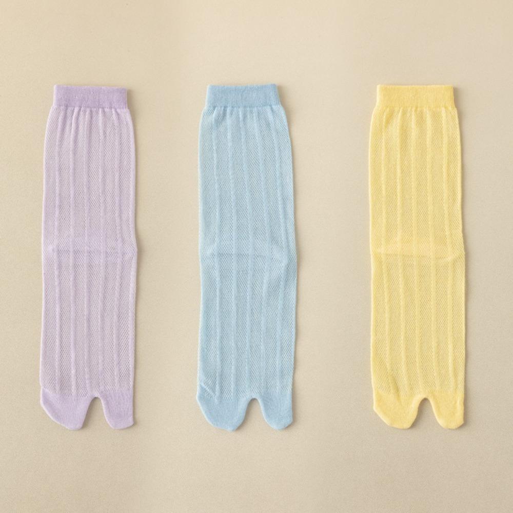 Simple Mid-calf Mesh Socks Breathable Summer Thin Socks Fashion Split Toe Tube Socks Daily чёрный
Simple Mid-calf Mesh Socks Breathable Summer Thin Socks Fashion Split Toe Tube Socks Daily чёрный