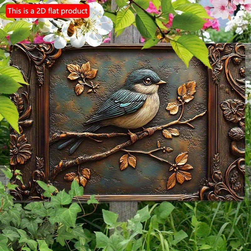 2d Flat 30*20cm, Vintage Blue Bird on Apple Tree Branch Wooden Wall Art, Wooden Home Sign, Spring Decoration, for Home, Kitchen, Garden, Bedroom, Bar. 30*20cm
2d Flat 30*20cm, Vintage Blue Bird on Apple Tree Branch Wooden Wall Art, Wooden Home Sign, Spring Decoration, for Home, Kitchen, Garden, Bedroom, Bar. 30*20cm