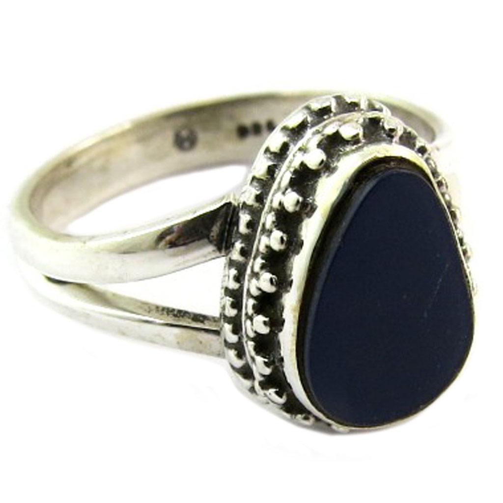 Серебряное кольцо «Небеса» синее - 12x9 мм 
Серебряное кольцо «Небеса» синее - 12x9 мм
