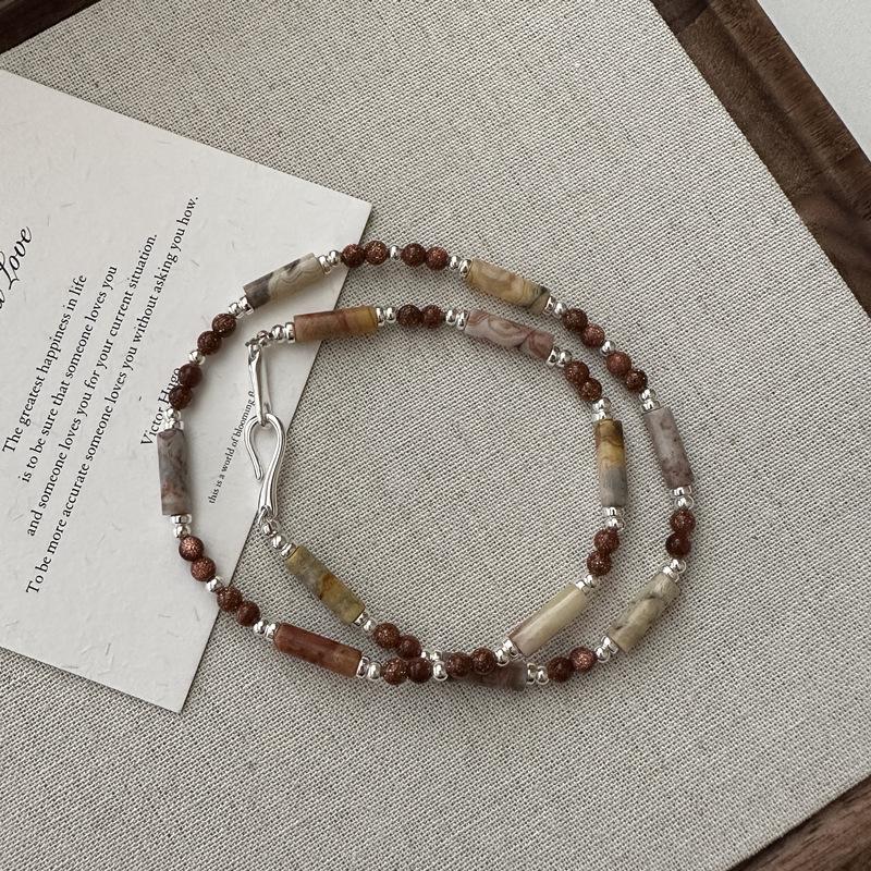 S925 Silver Niche Design Sense Late Autumn Coffee Handmade Necklace Korean Fashion Personality Maillard Necklace 925 silver
S925 Silver Niche Design Sense Late Autumn Coffee Handmade Necklace Korean Fashion Personality Maillard Necklace 925 silver