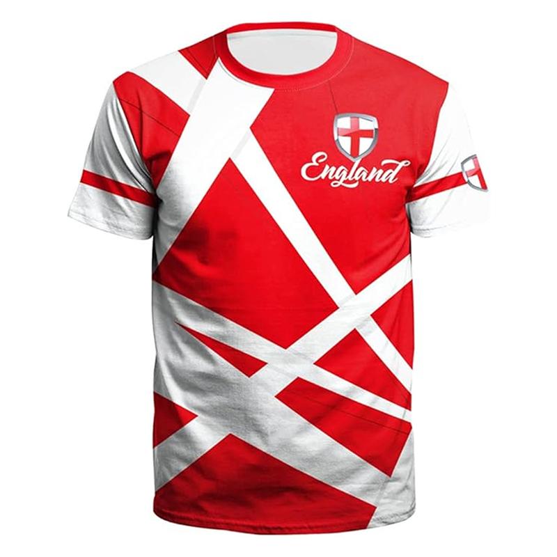 Summer England Flag Men Football T-shirt 3D Print Graphic Casual Sports Short Sleeve T Shirts Outdoor Fashion Children Tees Top kids(160)
Summer England Flag Men Football T-shirt 3D Print Graphic Casual Sports Short Sleeve T Shirts Outdoor Fashion Children Tees Top kids(160)