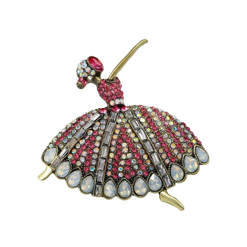 SKEDS Classic Vintage Heavy Industry Rhinestone Ballet Dancer Exquisite Pins Brooches For Women Elegant Retro Crystal Badges рожевий
SKEDS Classic Vintage Heavy Industry Rhinestone Ballet Dancer Exquisite Pins Brooches For Women Elegant Retro Crystal Badges рожевий