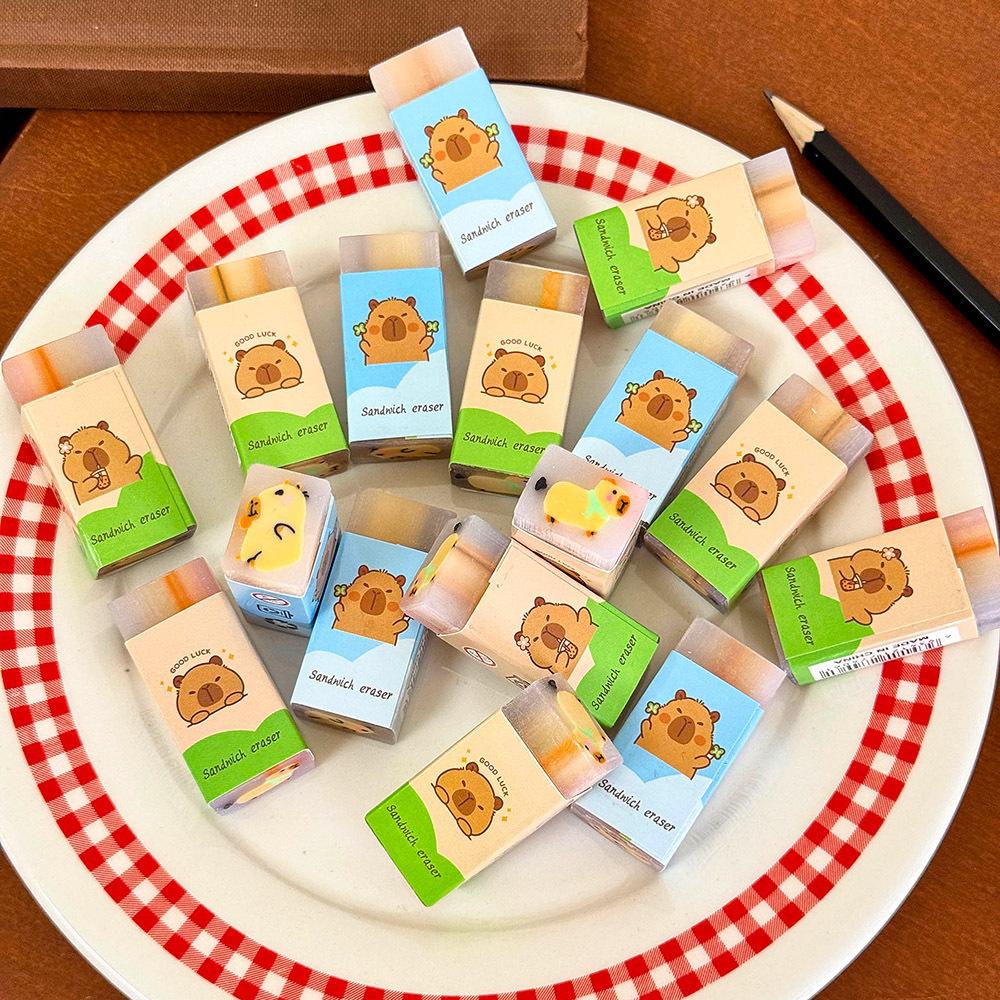 10Pcs Cute Animal Capybara Theme Painting Erasers for Kids Birthday Party Favors Back To School Stationery Gift Pinata Fillers
10Pcs Cute Animal Capybara Theme Painting Erasers for Kids Birthday Party Favors Back To School Stationery Gift Pinata Fillers