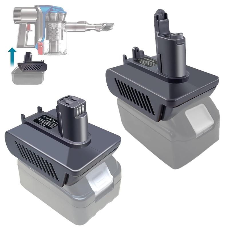 Адаптер для литий-ионного аккумулятора Makita 18 В для аккумулятора Dyson типа A / типа B для использования в ручном беспроводном пылесосе
Адаптер для литий-ионного аккумулятора Makita 18 В для аккумулятора Dyson типа A / типа B для использования в ручном беспроводном пылесосе