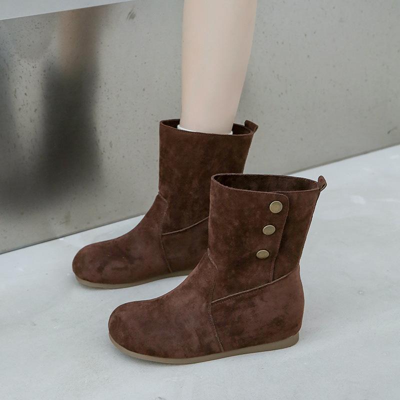 2026 New Autumn Women s Boots Retro Winter Plush Ankle Boots Fashion Height Increasing Shoes for Women Botines Para Mujeres 39 темно-коричневого кольору
2026 New Autumn Women s Boots Retro Winter Plush Ankle Boots Fashion Height Increasing Shoes for Women Botines Para Mujeres 39 темно-коричневого кольору