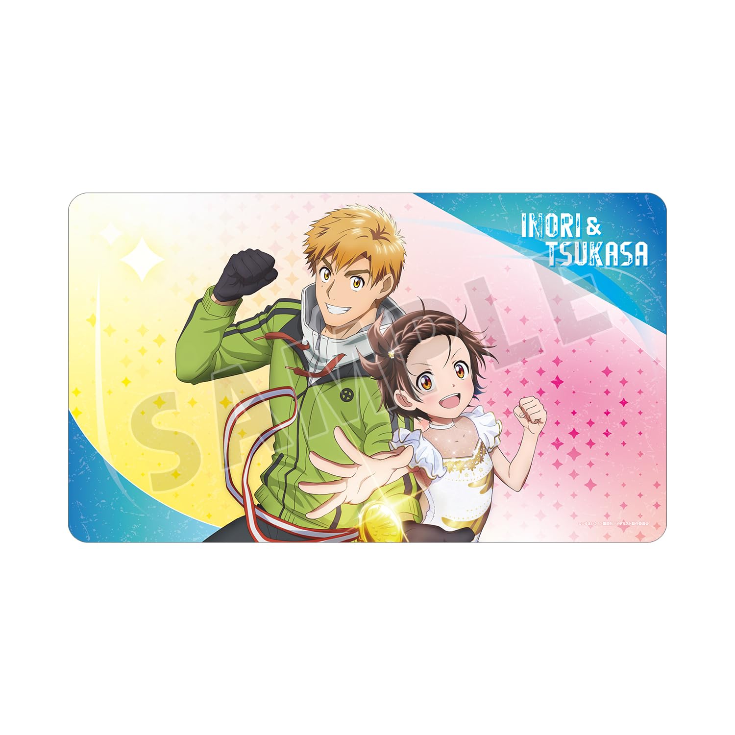 TV anime Yuzuru Inori Akiraji Tsukasa pair visual mat Medalist & multi-desk
TV anime Yuzuru Inori Akiraji Tsukasa pair visual mat Medalist & multi-desk