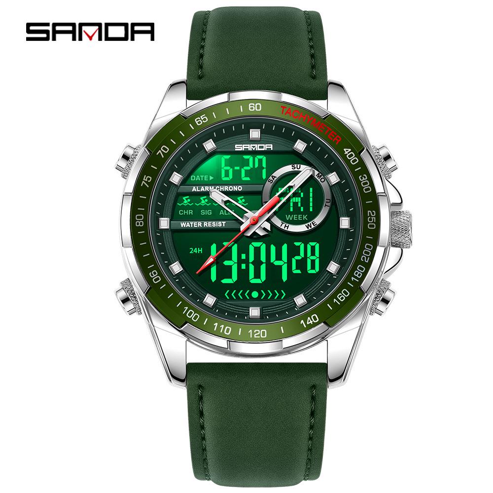 Sanda 6318 Men s Multi-Function Outdoor Sports Watch with Three-City Time, Countdown, and Waterproof Features
Sanda 6318 Men s Multi-Function Outdoor Sports Watch with Three-City Time, Countdown, and Waterproof Features
