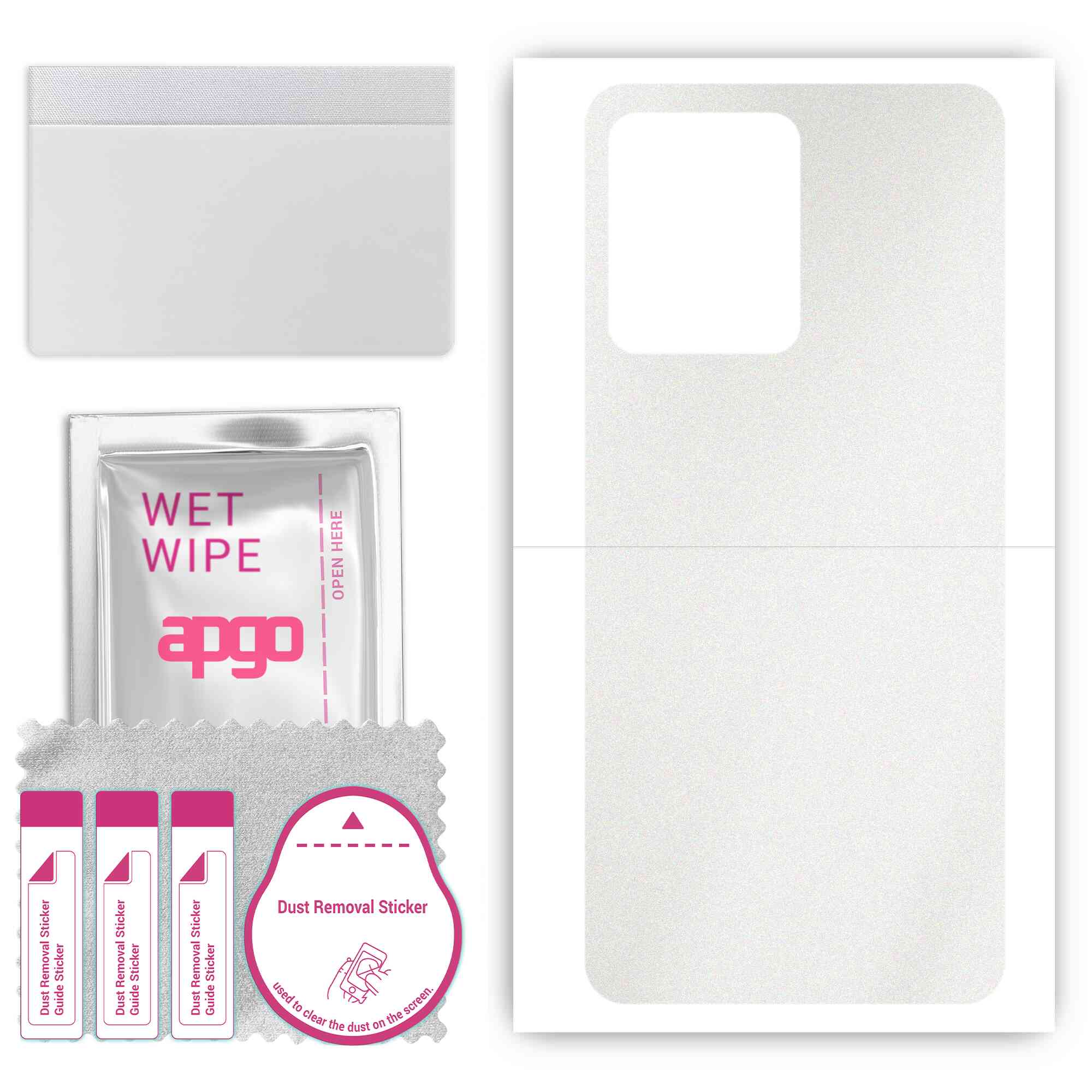 apgo Protective Skin Sticker for the back compatible with Vivo S12 5G, Wrap Film, Foil, Vinyl - Pattern Matte Transparent
apgo Protective Skin Sticker for the back compatible with Vivo S12 5G, Wrap Film, Foil, Vinyl - Pattern Matte Transparent