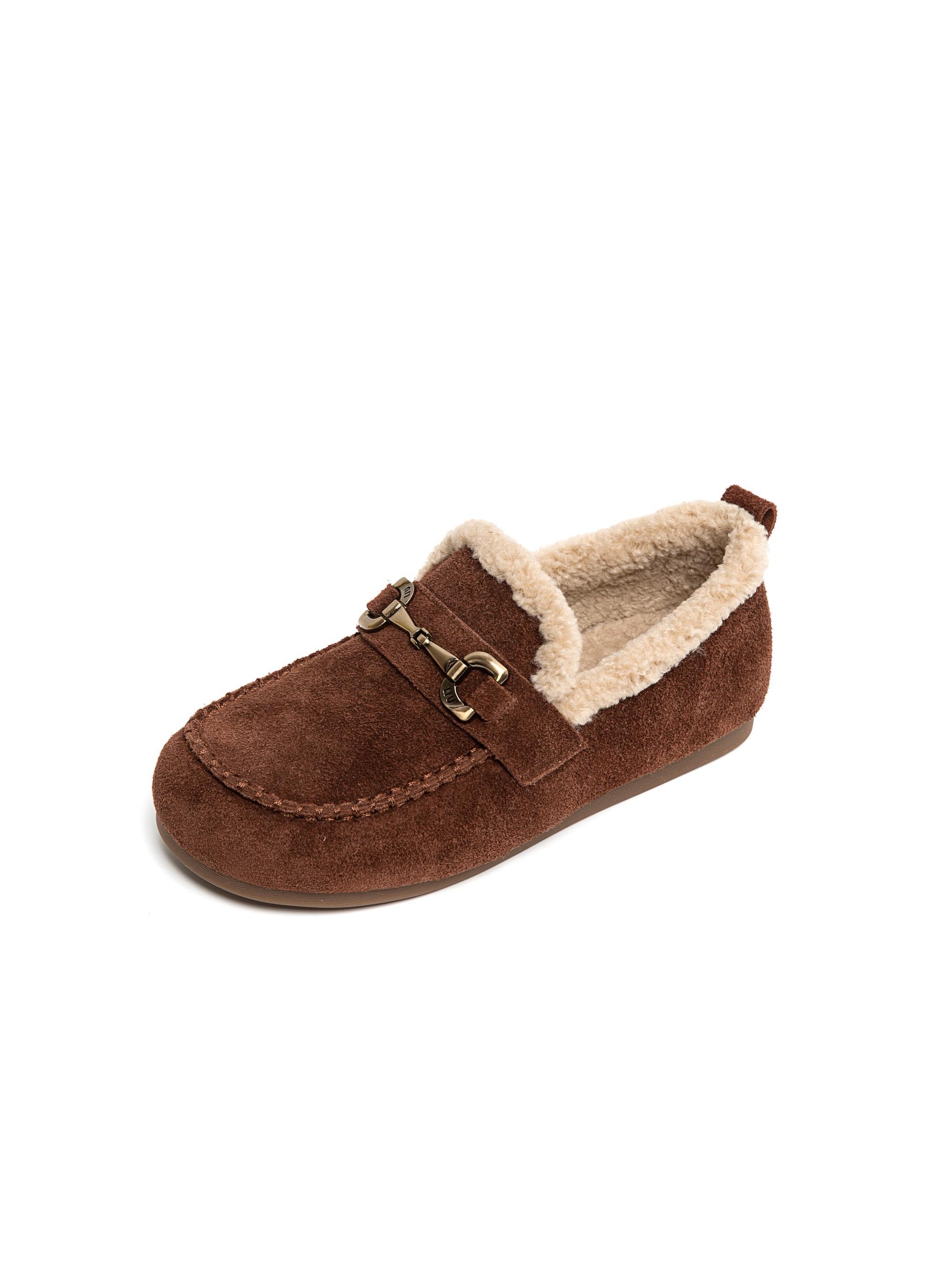 Flat heel wool beanie shoes leather matte Birkenstocks versatile loafers winter warm fluffy shoes flat cotton shoes 35
Flat heel wool beanie shoes leather matte Birkenstocks versatile loafers winter warm fluffy shoes flat cotton shoes 35