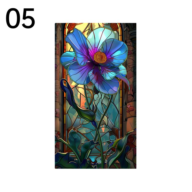 Stained Glass Window Film Static Cling Privacy Film Retro Painting Art Flowers Printed Window Stickers Home Office Decor (as the picture,40x100cm)
Stained Glass Window Film Static Cling Privacy Film Retro Painting Art Flowers Printed Window Stickers Home Office Decor (as the picture,40x100cm)