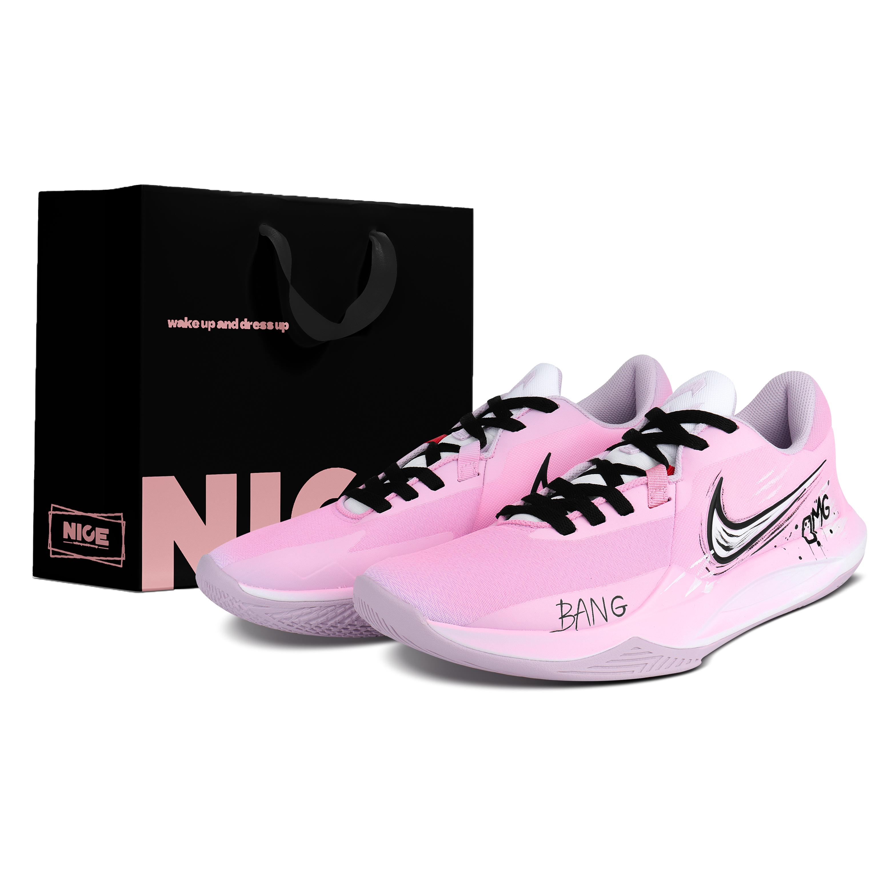 Nike Precision 6 Cushioning Abrasion Resistant Cushioning, Wear Resistant Low top Basketball Shoes Men s Fresh Pink DD9535-100(Team1453-LD) 43
Nike Precision 6 Cushioning Abrasion Resistant Cushioning, Wear Resistant Low top Basketball Shoes Men s Fresh Pink DD9535-100(Team1453-LD) 43