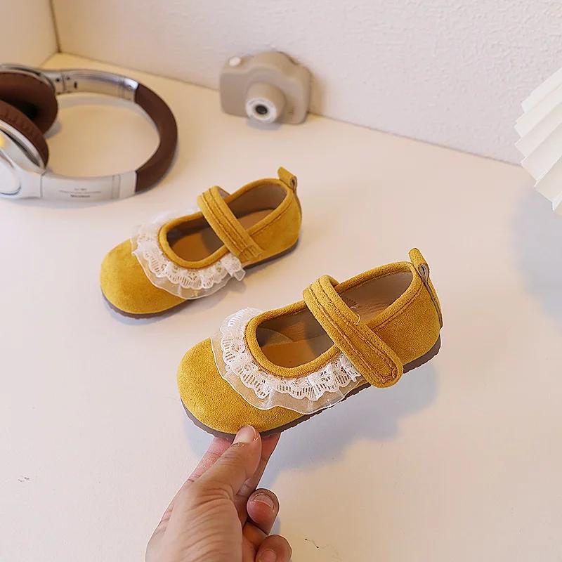 Retro Style Sweet Girls Leather Shoes for Princess Spring Autumn Children s Causal Shoes Fashion Lace Pleated Kids Flat Shoes 25
Retro Style Sweet Girls Leather Shoes for Princess Spring Autumn Children s Causal Shoes Fashion Lace Pleated Kids Flat Shoes 25